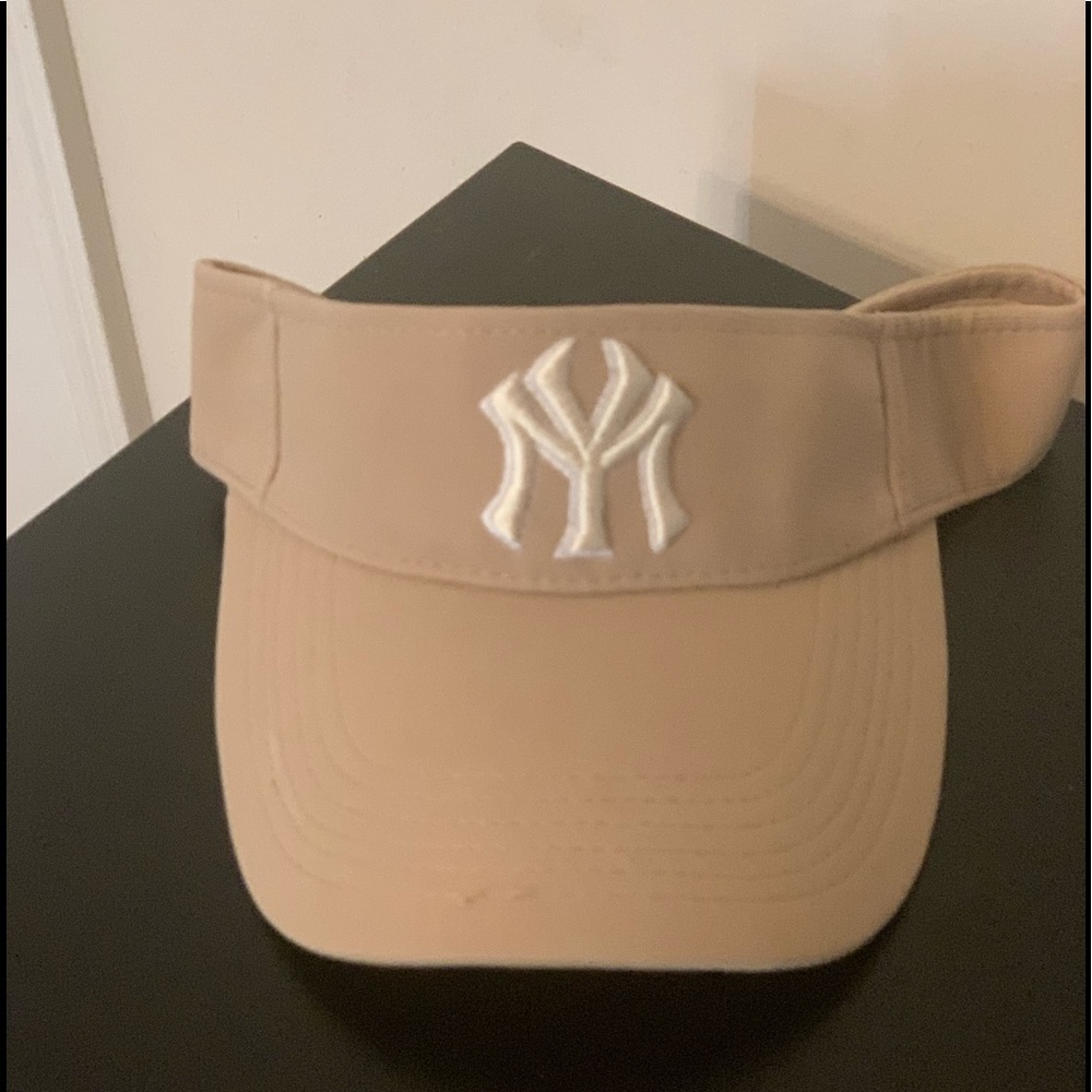 Tan New York Visor ( BRAND NEW)